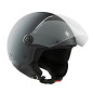 Casco demi-jet EL'JETTIN 6.0 (Tucano Urbano) – negro carbón mate Casco demi-jet EL'JETTIN 6.0 (Tucano Urbano) – negro carbón mate