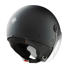 Casco demi-jet EL'JETTIN 6.0 (Tucano Urbano) – negro carbón mate | MotoGM