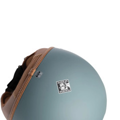 Casco demi-jet EL'JETTIN 6.0 (Tucano Urbano) – azul petróleo mate | MotoGM