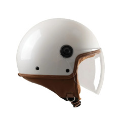 Casco demi-jet EL'JETTIN 6.0 (Tucano Urbano) – blanco perla brillante | MotoGM