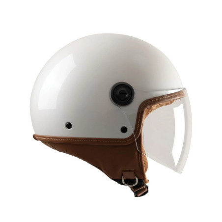 Casco demi-jet EL'JETTIN 6.0 (Tucano Urbano) – blanco perla brillante | MotoGM