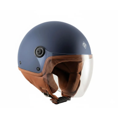 Casco demi-jet EL'JETTIN 6.0 (Tucano Urbano) – azul oscuro mate | MotoGM