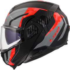 Casco modular FF910 Advant II (LS2) – Glide Rojo gris negro mate | MotoGM