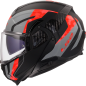 Casco modular FF910 Advant II (LS2) – Glide Rojo gris negro mate Casco modular FF910 Advant II (LS2) – Glide Rojo gris negro mate