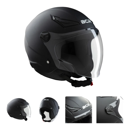 Casco jet BCR – omologazione ECE 22.06