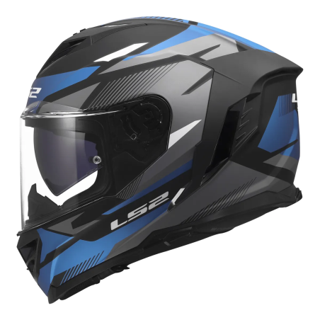Casco integral LS2 Storm III Komai azul negro mate | MotoGM
