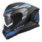 LS2 Storm III Komai Integralhelm blau schwarz matt