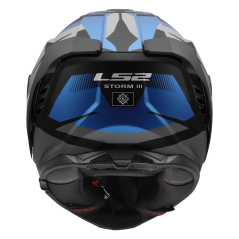 Casco integral LS2 Storm III Komai azul negro mate | MotoGM