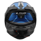 Casco integral LS2 Storm III Komai azul negro mate Casco integral LS2 Storm III Komai azul negro mate