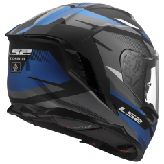 Casco integral LS2 Storm III Komai azul negro mate | MotoGM