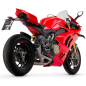 Arrow Works titanium Silencer Pair for Ducati Panigale V4 2018-2024, Streetfighter V4 2020-2024 (for stock headers)
