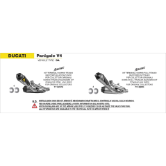 Arrow Works titanium Silencer Pair for Ducati Panigale V4 2018-2024, Streetfighter V4 2020-2024 (for stock headers) | MotoGM