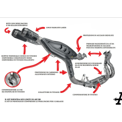 Échappement complet Arrow Competition Evo titane pour Ducati Panigale V4 2025-2026 | MotoGM