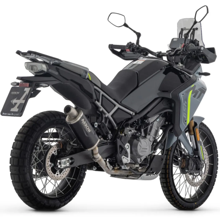 Terminale Arrow Indy Race Evo alluminio Dark per CF Moto MT 450 2025-2026