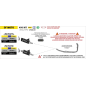 Terminale Arrow Indy Race Evo alluminio Dark per CF Moto MT 450 2025-2026 Terminale Arrow Indy Race Evo alluminio Dark per CF Moto MT 450 2025-2026