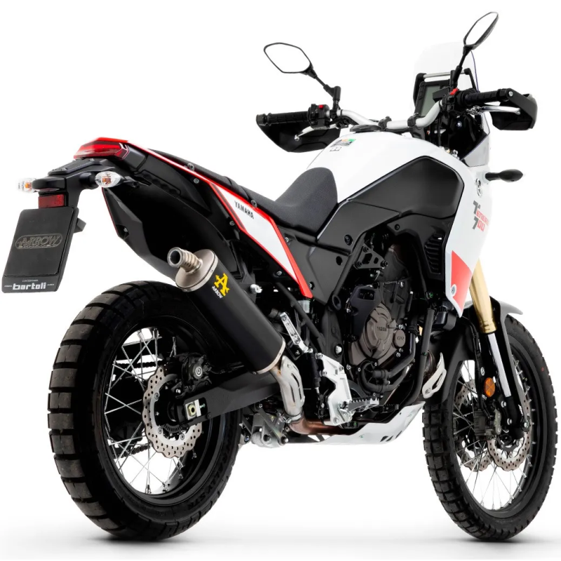 Terminale Arrow Indy Race alluminio Dark per Yamaha Tenere 700 21-24 Terminale Arrow Indy Race alluminio Dark per Yamaha Tenere 700 21-24