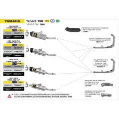 Arrow Indy Race Aluminium Dark Endtopf für Yamaha Tenere 700 21-24 | MotoGM