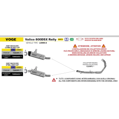 Arrow Indy Race Evo titanium Silencer for Voge Valico 800DSX Rally | MotoGM
