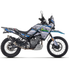 Arrow Indy Race Evo Aluminium Dark Endtopf für CF Moto MT 450 2024, Endkappe Edelstahl | MotoGM