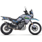 Terminale Arrow Indy Race Evo alluminio Dark per CF Moto MT 450 2024, fondello inox | MotoGM