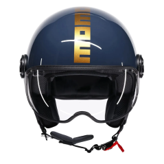 Casco Jet Momo Design FGTR Classic Flip Oro/Ottone E2206 | MotoGM