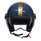 Momo Design FGTR Classic Flip Gold/Brass Jet Helmet E2206