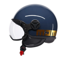 Momo Design FGTR Classic Flip Gold/Brass Jet Helmet E2206 | MotoGM