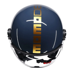 Momo Design FGTR Classic Flip Gold/Brass Jet Helmet E2206 | MotoGM