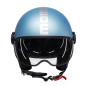 Casco Jet Momo Design FGTR Evo Azul Spring/Plata E22/06