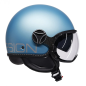 Casco Jet Momo Design FGTR Evo Blu Spring/Argento E22/06