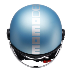 Casco Jet Momo Design FGTR Evo Blu Spring/Argento E22/06 | MotoGM