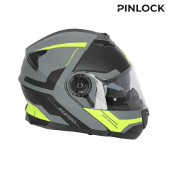 Acerbis Serel 2 2206 – Klapphelm schwarz grau gelb fluo | MotoGM