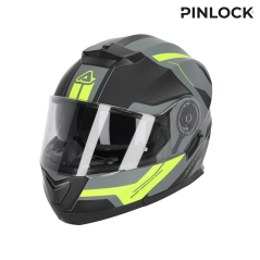 Acerbis Serel 2 2206 – black grey fluo yellow modular helmet | MotoGM