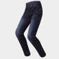 LS2 Bradford Motorradjeans Herren Slim Fit aus Stretch-Denim mit CE-Protektoren Level 1 (Dark Blue)
