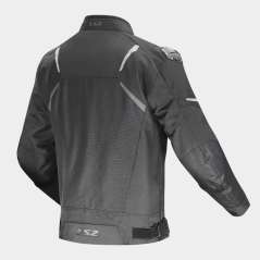 Motorradjacke LS2 Zoom Herren wasserdicht schwarz