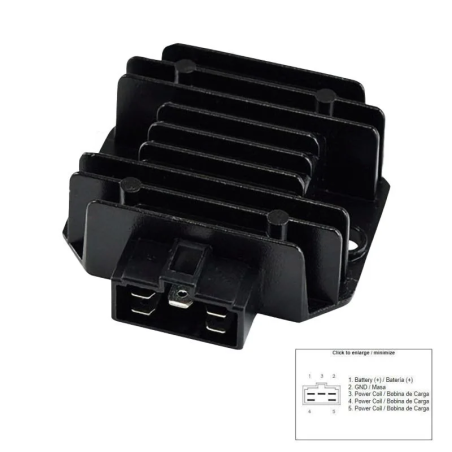 HYP Spannungsregler für Yamaha Tricity 125-150-300, XMAX 300 17-22, N-MAX 125