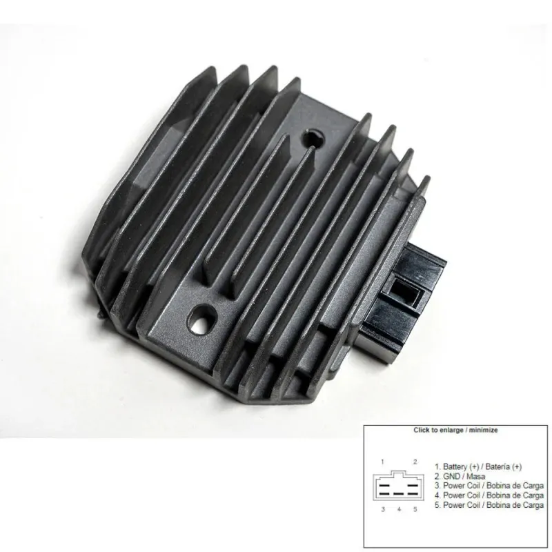 Regolatore di carica HYP per Yamaha FZ6 04-08, TMAX 500 - 530 - 560 04-21 Regolatore di carica HYP per Yamaha FZ6 04-08, TMAX 500 - 530 - 560 04-21