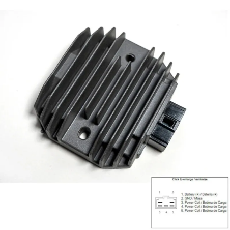 Regolatore di carica HYP per Yamaha FZ6 04-08, TMAX 500 - 530 - 560 04-21