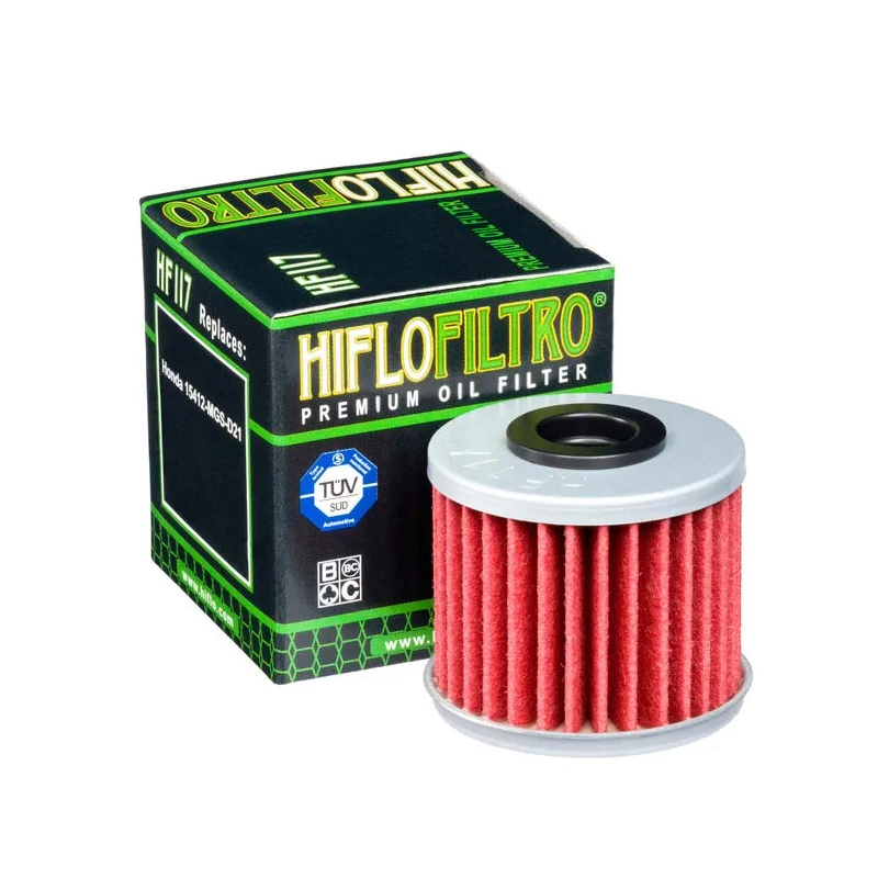 Filtro olio HiFlo-Filtro HF117 per trasmissione DCT Honda, sostituisce OEM 15412-MGS-D21 Filtro olio HiFlo-Filtro HF117 per trasmissione DCT Honda, sostituisce OEM 15412-MGS-D21