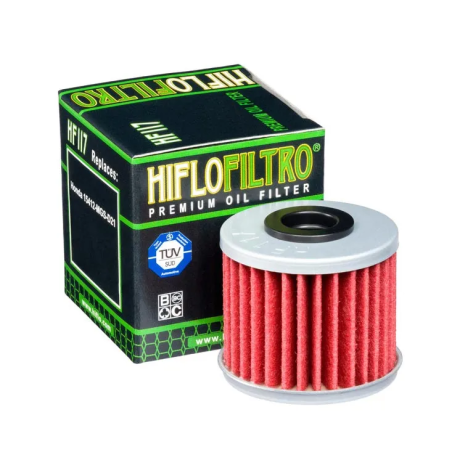 Filtro olio HiFlo-Filtro HF117 per trasmissione DCT Honda, sostituisce OEM 15412-MGS-D21