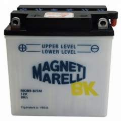 Batteria Magneti Marelli YB9-BS, MOB9-B-SM, 12 V 9 Ah 136x76x147 mm