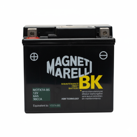 Batería Magneti Marelli MOTX7A-BS YTX7A-BS, 12 V 6 Ah 150x87x93 mm