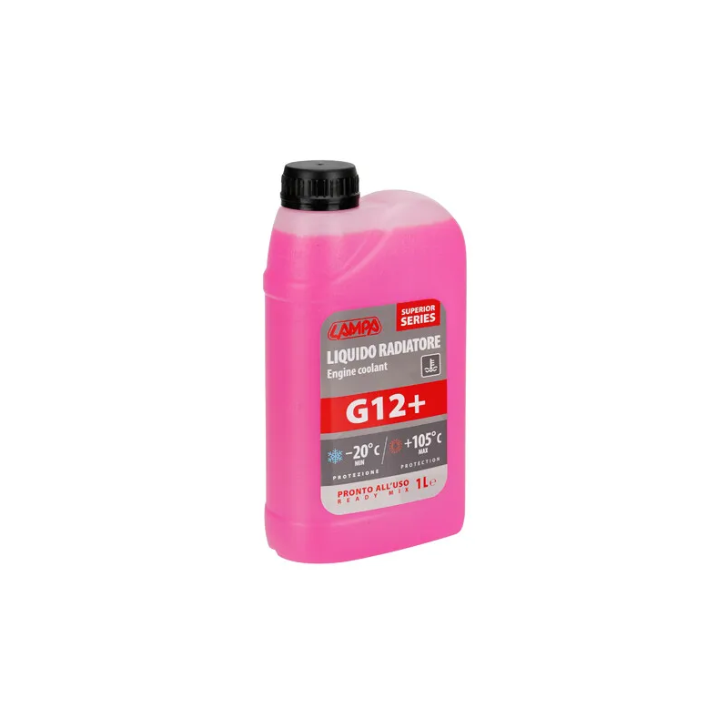 Rote Kühlerschutzflüssigkeit G12+ Superior Lampa 1L Rote Kühlerschutzflüssigkeit G12+ Superior Lampa 1L