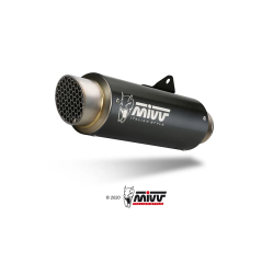 Mivv GP Pro Black Slip-On Silencer Kawasaki Z900 2020-2024