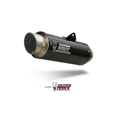 Silencieux Mivv GP Pro carbone Kawasaki Z900 2020-2024