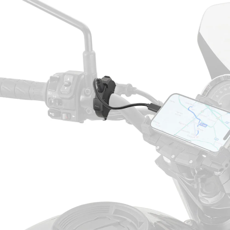 Toma USB y USB-C de manillar Givi S120 con cableado