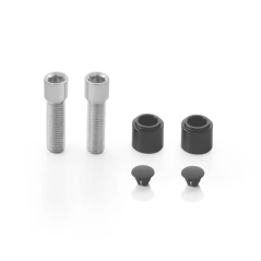 Paire d'adaptateurs Rizoma BSN907B pour rétroviseurs Stealth Naked