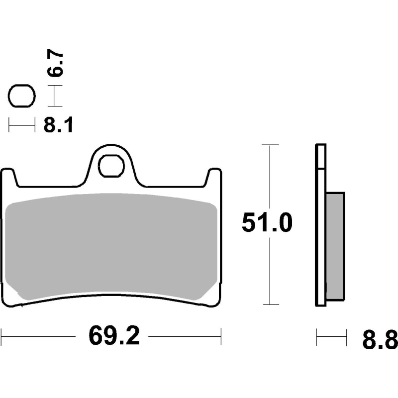 Brembo 07YA23LA LA Sintered Road Brake Pads for Yamaha, 1 Pair Brembo 07YA23LA LA Sintered Road Brake Pads for Yamaha, 1 Pair
