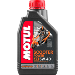 Olio motore 4T Motul Scooter Power MA 5W-40 100% sintetico per scooter