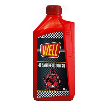 Lubritex Well Synthetic 10W-40 Semi-Synthetic 4T Engine Oil for Motorcycles and Scooters